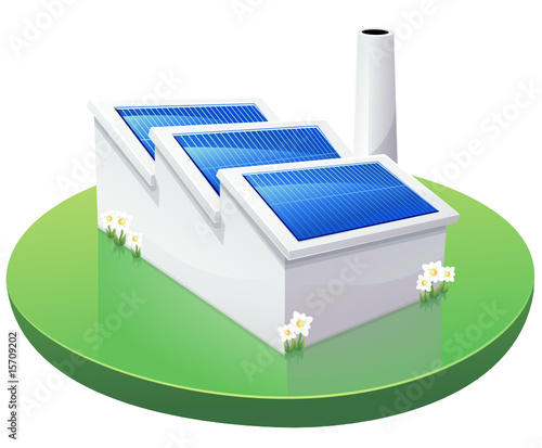 Usine blanche solaire (détouré)