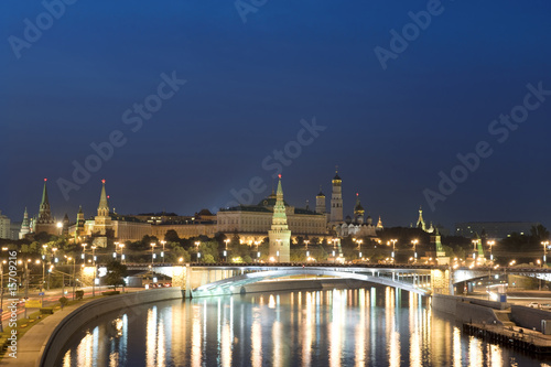 Moscow Kremlin in the night