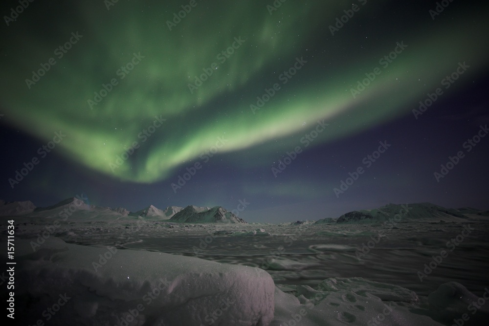 Aurora Borealis, Svalbard, Spitsbergen