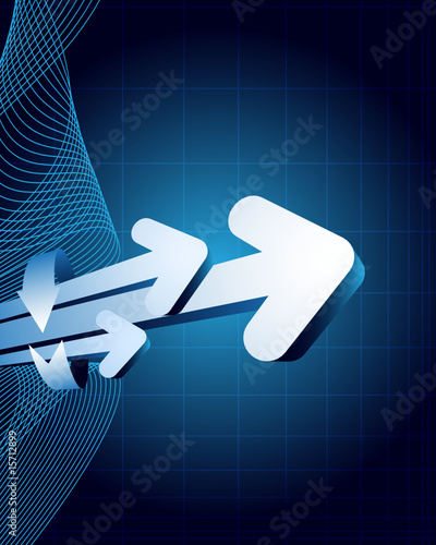 Blue abstract background