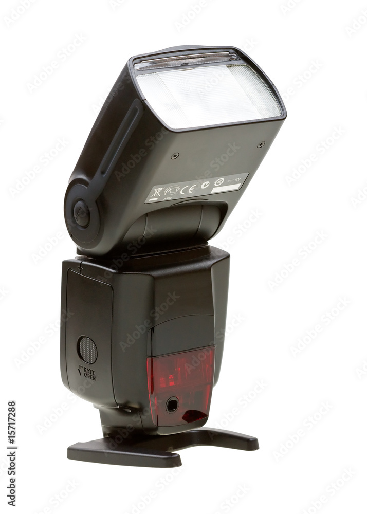 Camera flash isolated on white Camera flash isolated on white