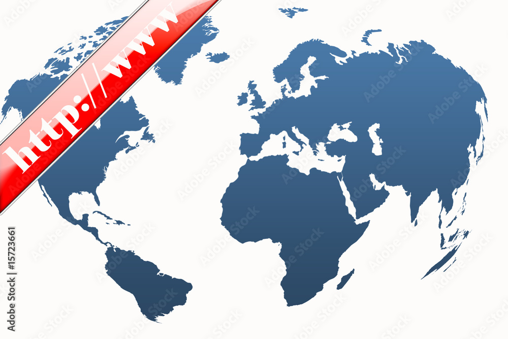 Obraz premium Internet Verbindung