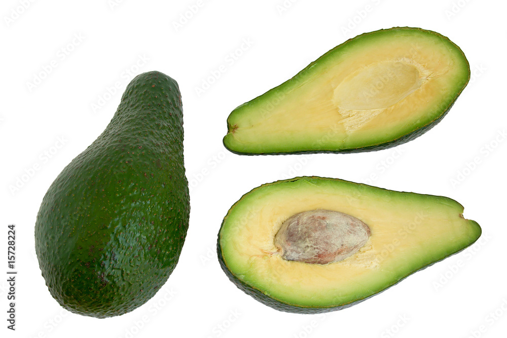 avocado and sections avocado and sections