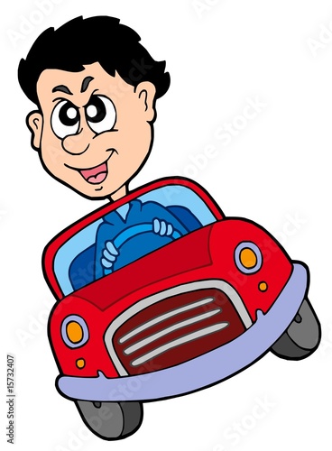 Crazy car driver