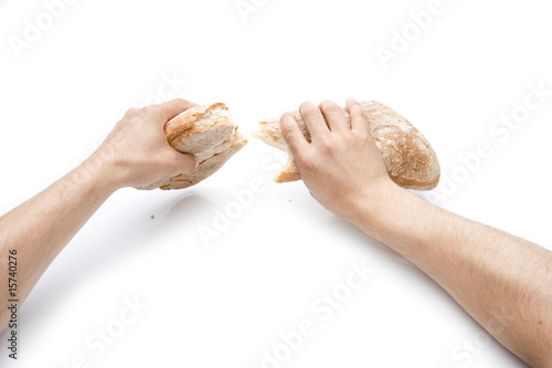 gebrochenes Brot