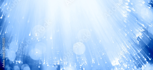 Blue fiber optics
