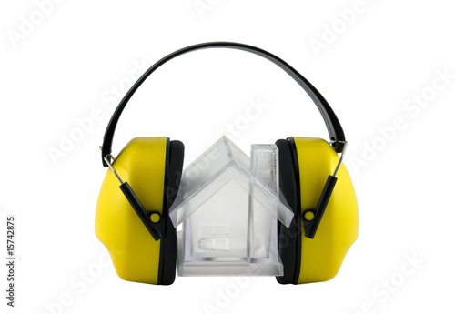 Protection against noise. Clipping path included.
