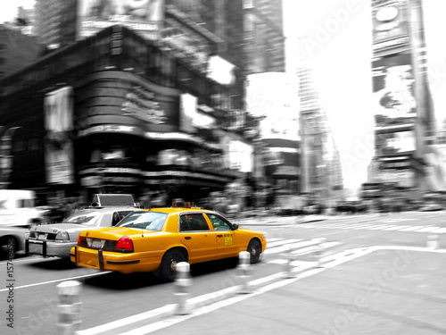 Taxi at times square © Gary
