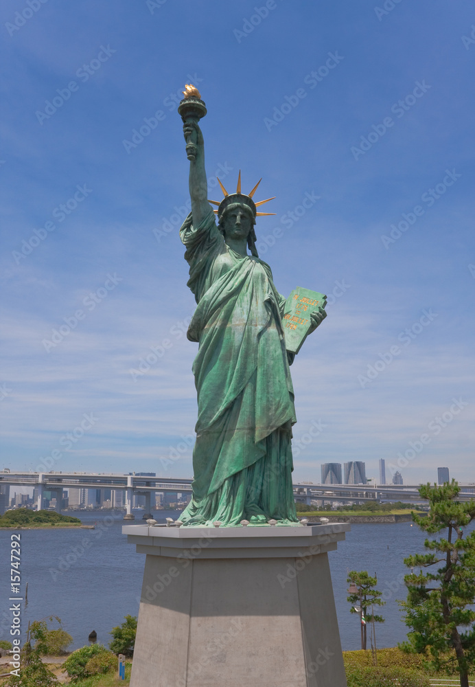 Statue of Liberty in Tokyo, Japan