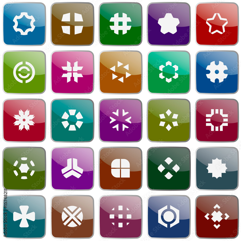 Graphic elements set. Graphic elements set.
