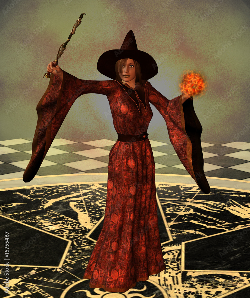 zauberin StockIllustration Adobe Stock