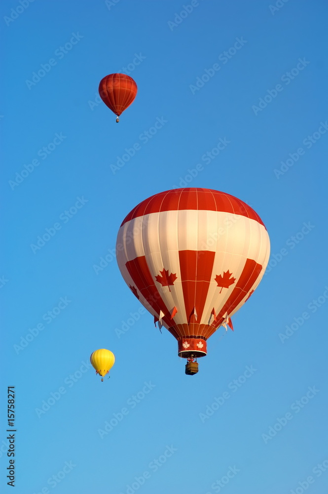 Naklejka premium Hot Air Balloons