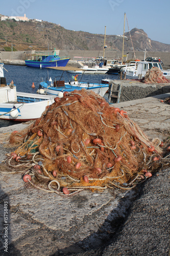 Rete sul porto di Scauri