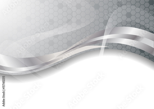 Vector silver abstract background; clip-art