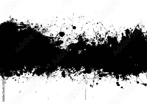 ink splat band black