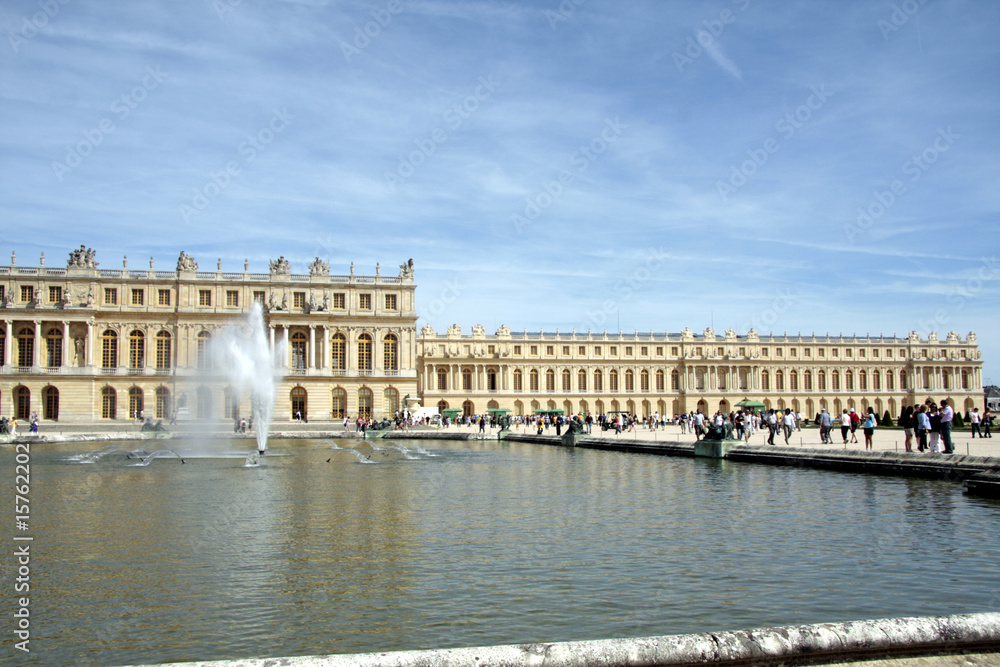 Bassin et château de Versailles
