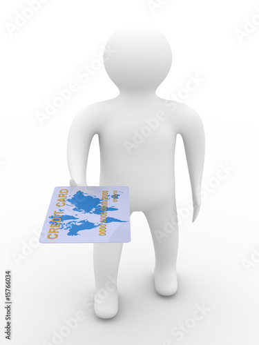 businessman with credit car...