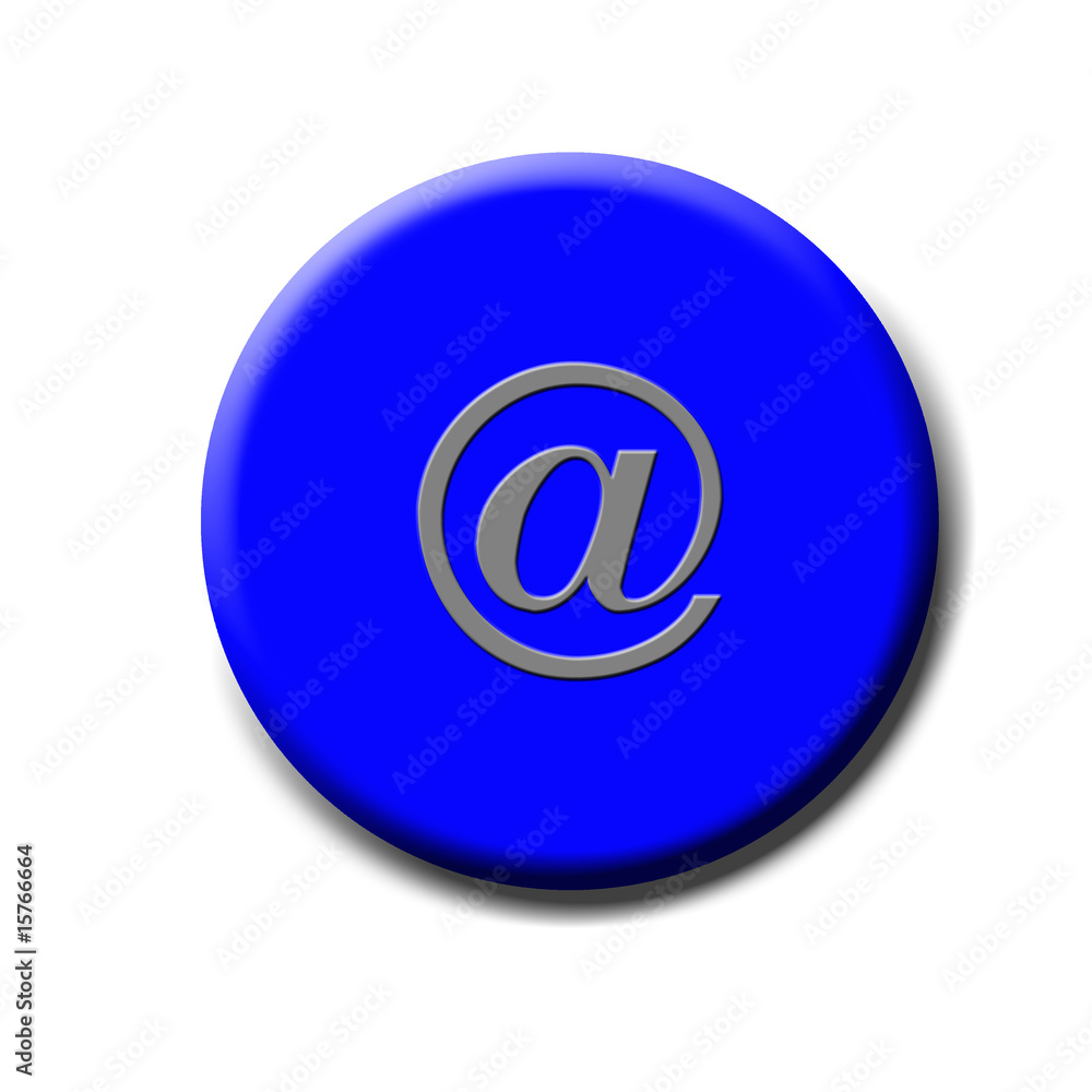 eMail Button in blau eMail Button in blau