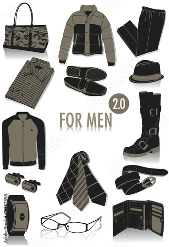 Objects for men silhouettes 2.0