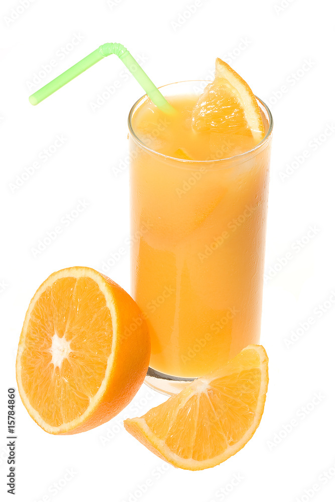 Oranges with fresh juice Oranges with fresh juice