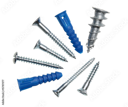 Screws and anchors