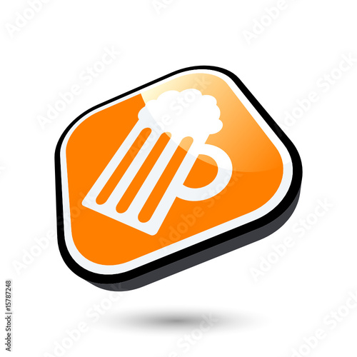 bier getränk krug logo