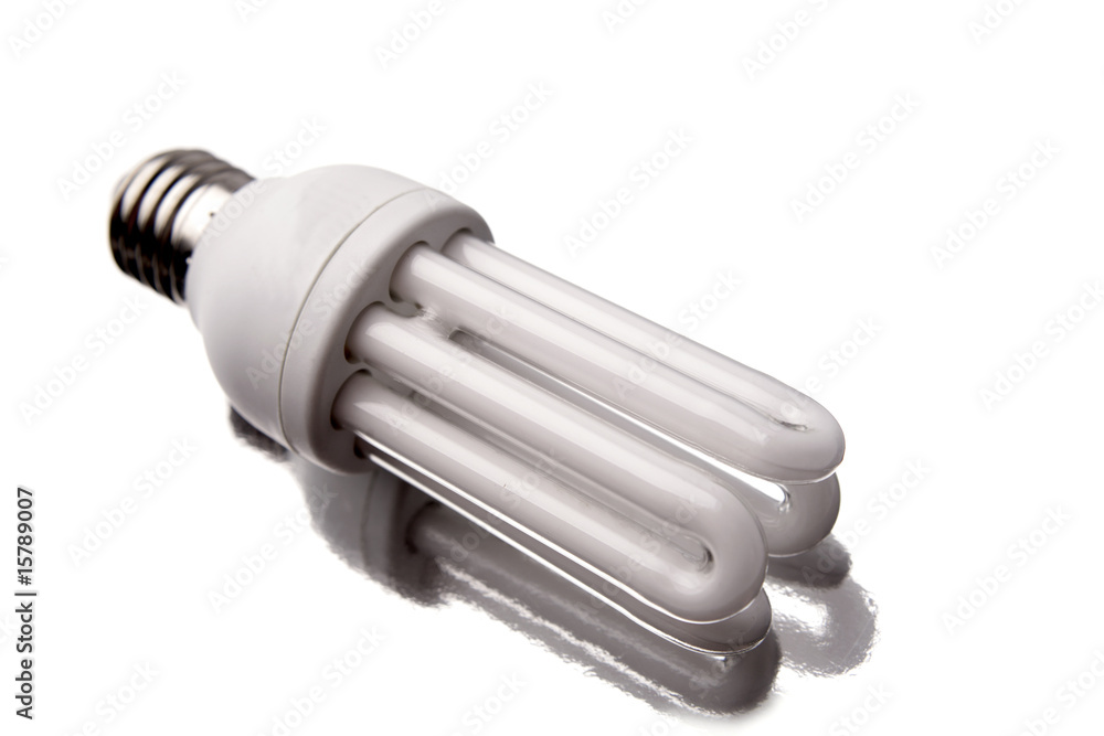 Light bulb on white background Light bulb on white background