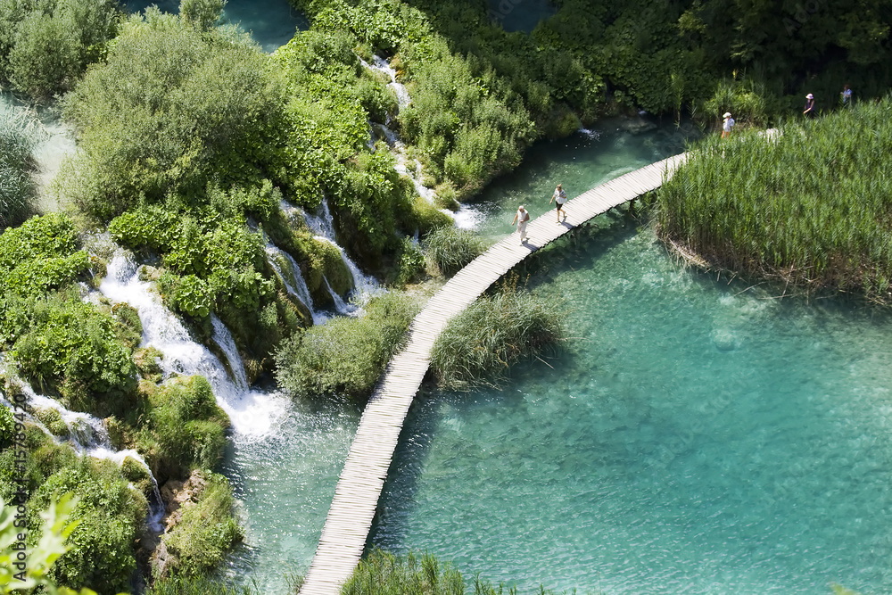 Fototapeta premium the national park plitvicka lake - Croatia