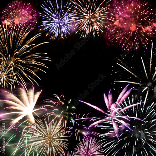 Quadro em tela Fireworks Grand Finale