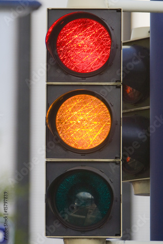 Verkehrsampel, Deutschland.|Traffic Light, Germany.|