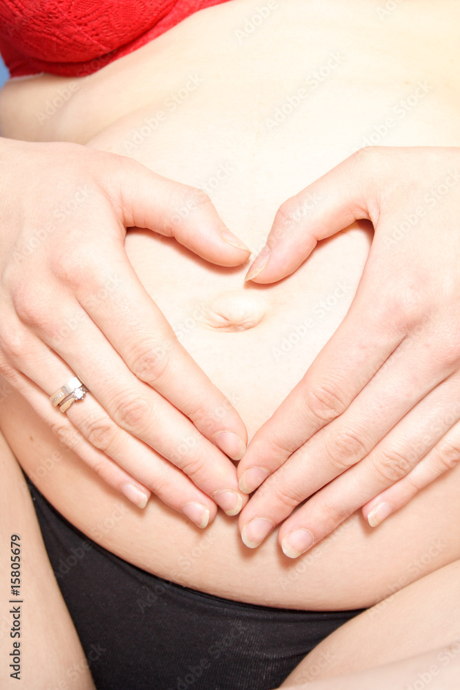 heart pregnant woman heart pregnant woman