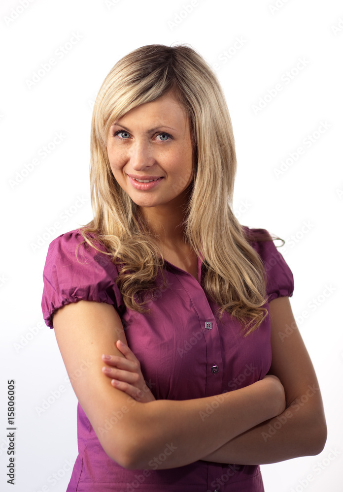 Confident Business woman looking at the camera Confident Business woman looking at the camera
