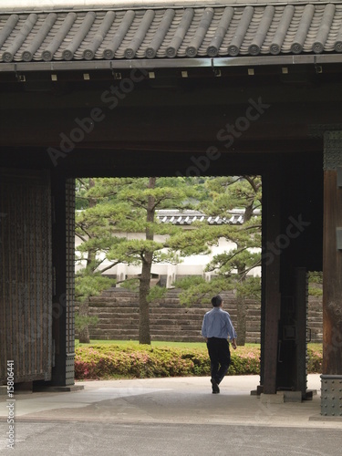 Puerta de entrada al palacio imperial de Japón