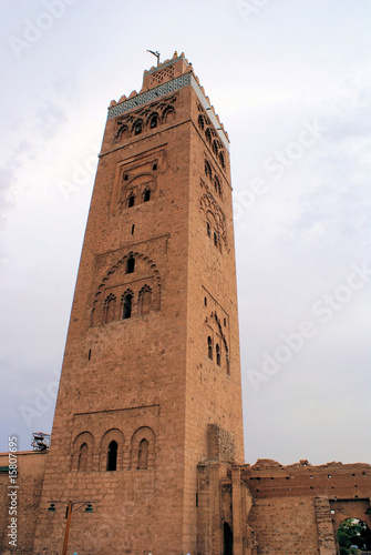 Minaret in Marrakesh photo