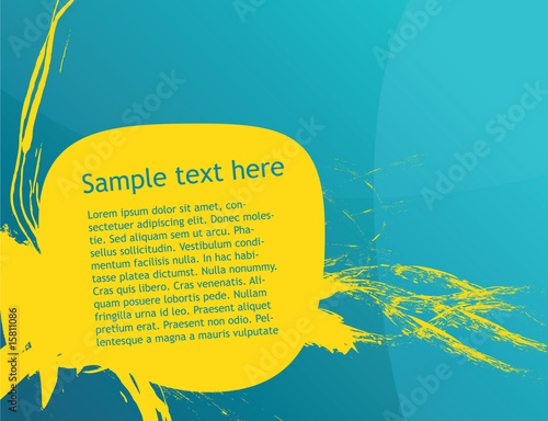 Business background with splash element and space for text.