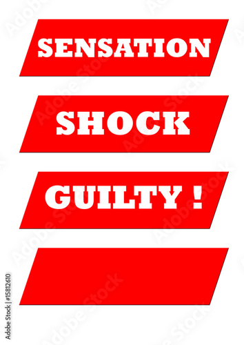 Slika na platnu Tabloid newspaper headlines
