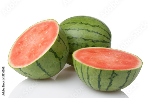 Mini Watermelons With One Cut In Half