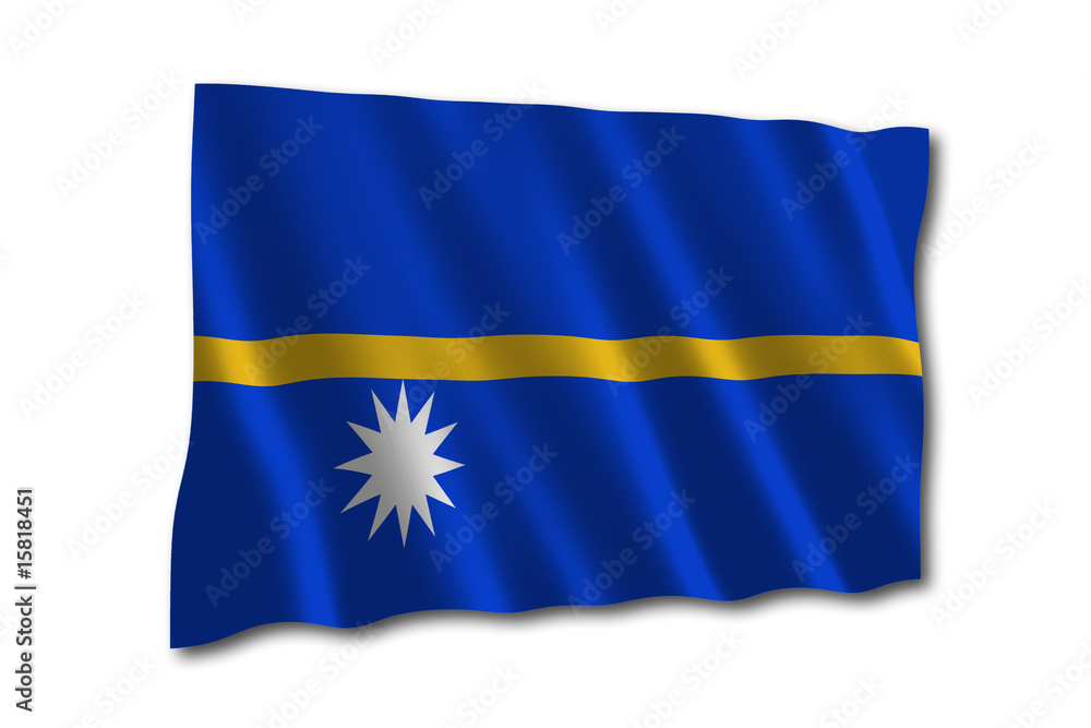 nauru flagge nauru flagge