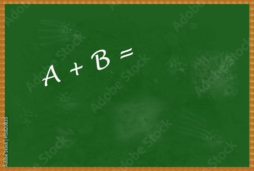 Blackboard A + B =