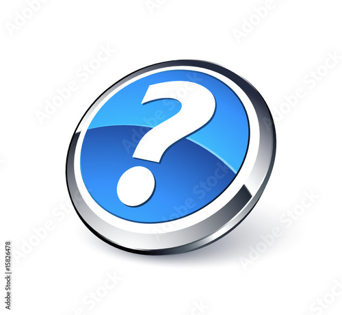 icône question, point d'interrogation