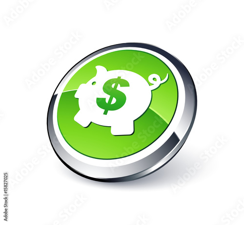 icône tirelire dollar