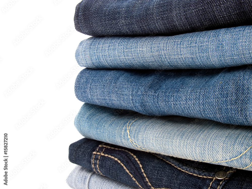 Stack of jeans Stack of jeans