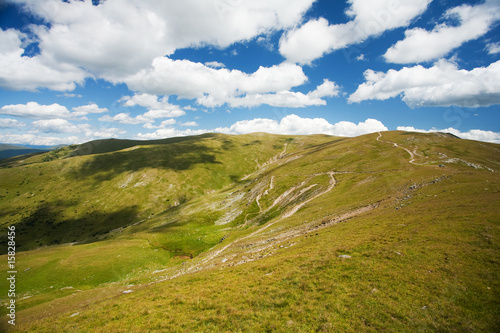 Parang mountains in Romania