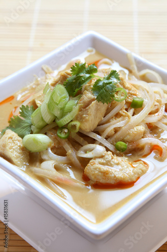 Chicken Coconut Curry Noodl...