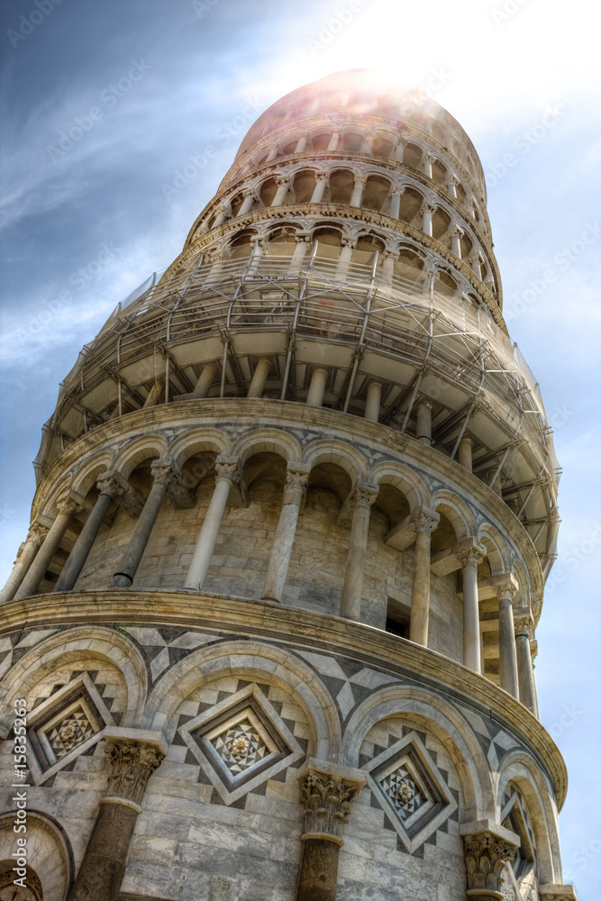 leaning tower in Pisa