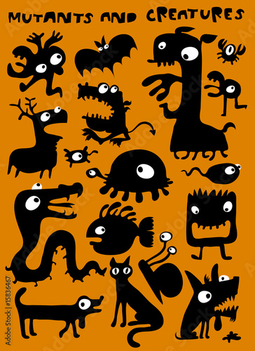 monsters, mutants and creatures
