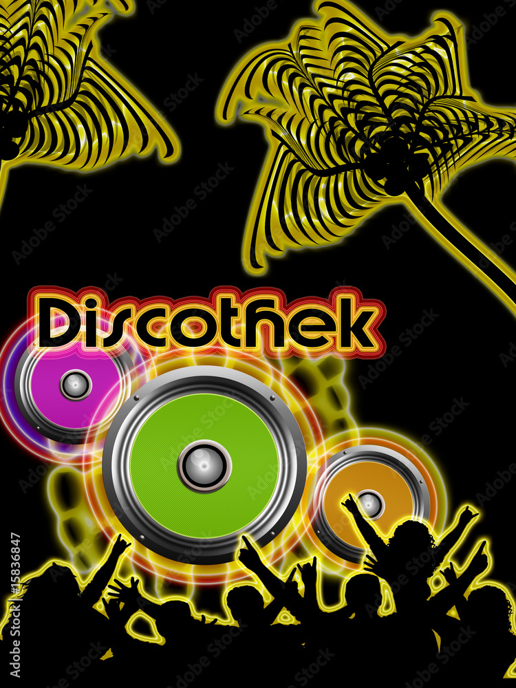 Obraz premium Disco Flyer