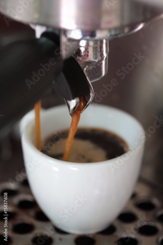 making an espresso