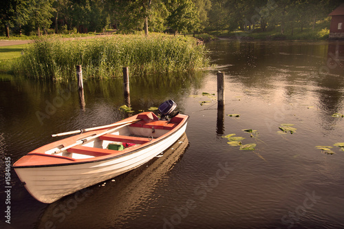 Ruderboot auf Vänernsee