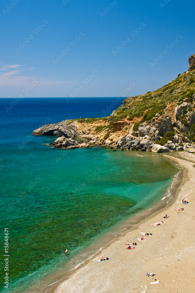 Beach Preveli, Crete Greece